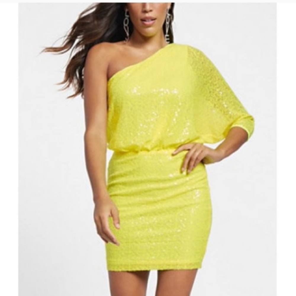 New York and Company Neon Dress